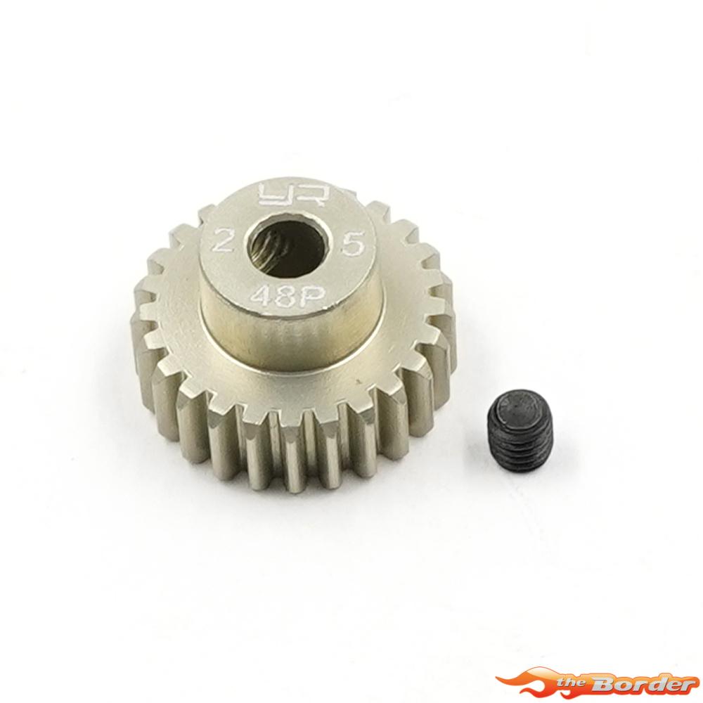 Yeah Racing Alu 7075 Hard Coated 48DP 25T Pinion Gear MG-48025