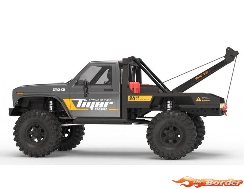 CrossRC Crawling Kit - EmoX3 1/8 RTR 775 Brushed Kit (Deep Grey) 90100172 - Afbeelding 11