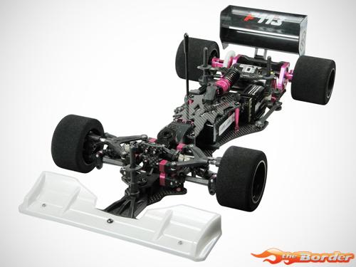 3Racing F1 Rear Wing Set Black F113-102/BL - Afbeelding 3