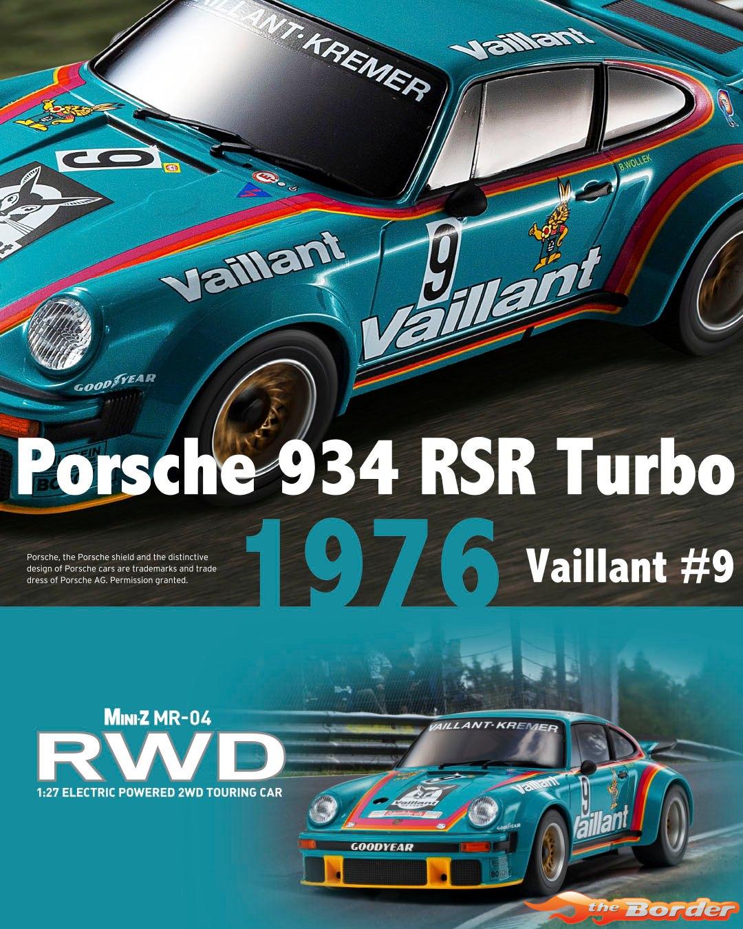 Kyosho Mini-Z MR04 RWD Porsche 934 RSR Vaillant #9 32368V - Afbeelding 5