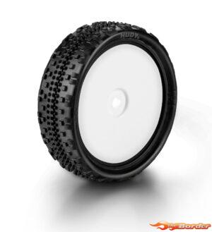 Hudy 1/10 Off-Road Pre-Glued Tire 2WD Front Carpet (2) 852101