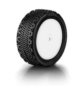 Hudy 1/10 Off-Road Pre-Glued Tire 4WD Front Carpet (2) 854101