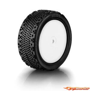 Hudy 1/10 Off-Road Pre-Glued Tire 4WD Front Carpet (2) 854101