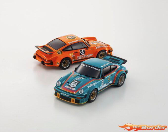 Kyosho Mini-Z Body Set Porsche 934 RSR 1976 Vaillant No.9 (N-RM) MZP162V - Afbeelding 2