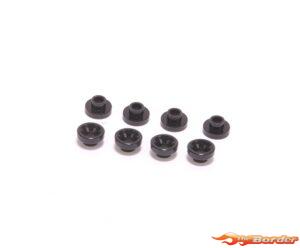 MonkeyKing Aluminium Servo Washer Black 4.3mm (8) MK559543