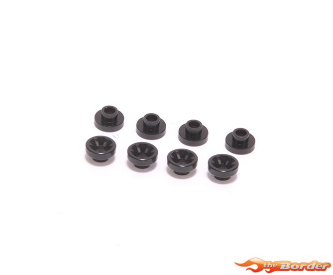 MonkeyKing Aluminium Servo Washer Black 4.3mm (8) MK559543