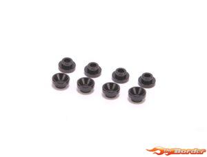MonkeyKing Aluminium Servo Washer Black 5.0mm (8) MK559550
