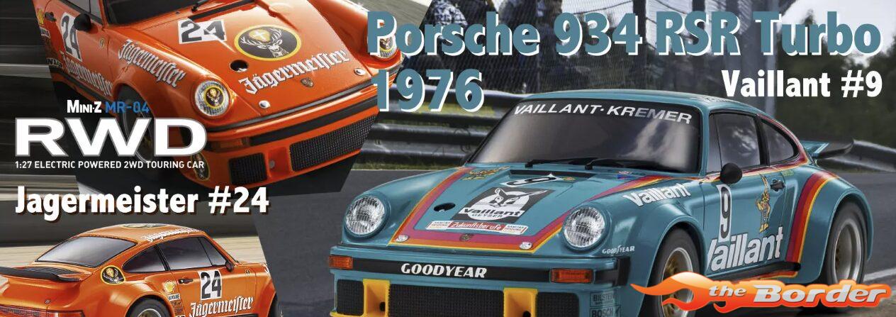 Kyosho Mini-Z MR04 RWD Porsche 934 RSR JÄGERMEISTER #2 32368EM