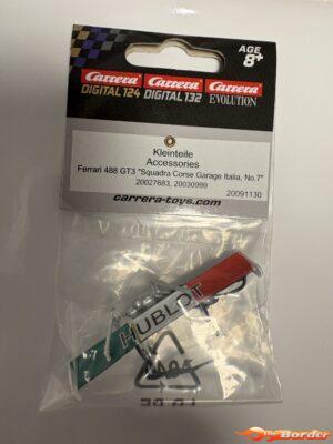 Carrera 132 Ferrari 488 GT3 Squadra Corse No.7 Small Parts 20091130