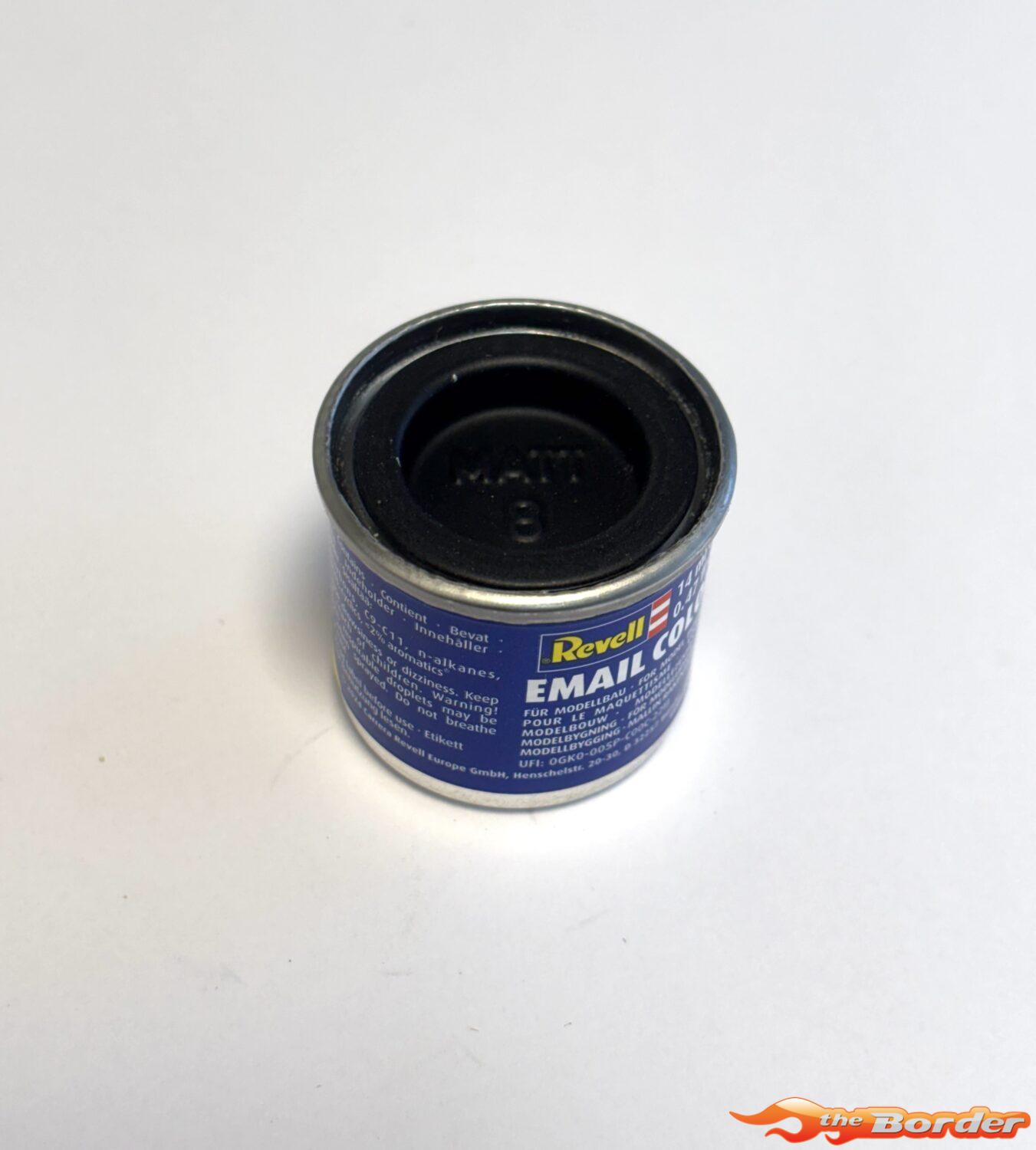 Revell #8 Matt Zwart Enamel Paint 14ml 32108