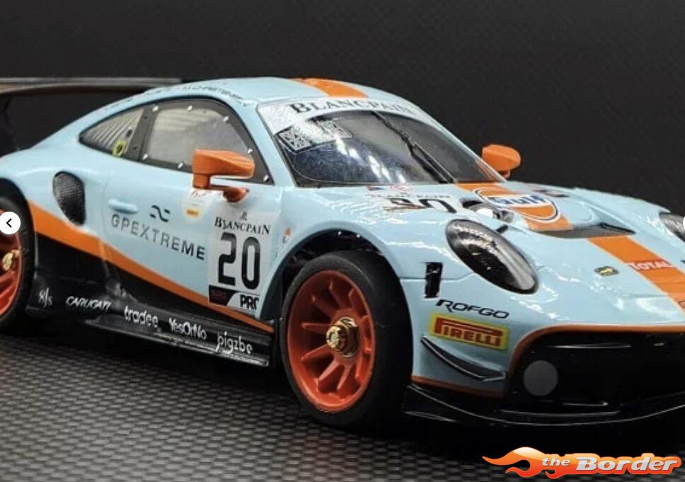 GL Racing 911 GT3 98mm Body Set Limited Edition GULF no.20