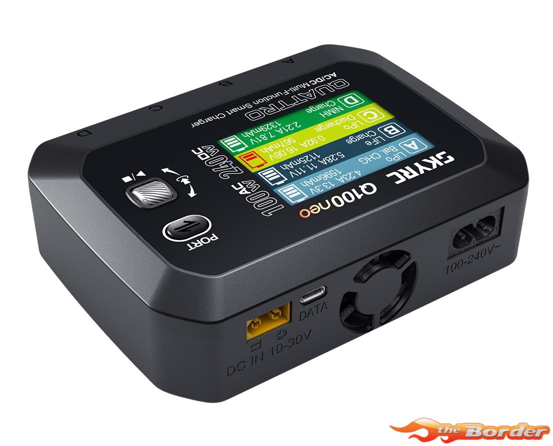 SkyRC Q100 Neo LiPo 1-4S 6A AC/DC Charger (AC 100W / DC 240W) 100223 - Afbeelding 4