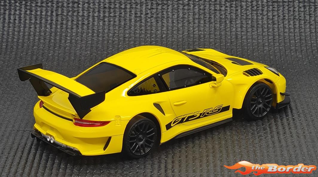 GL Racing 911 GT3 98mm Body Set Limited Edition Yellow - Afbeelding 3