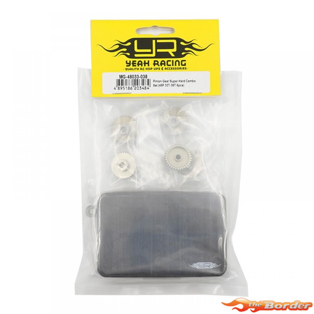 Yeah Racing 48DP Super Hard Pinion Combo 33t-38T 6pcs. 48033-038 - Afbeelding 3
