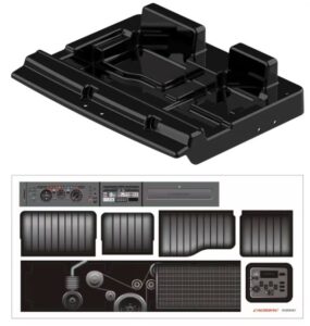 CrossRC EMOX6/XL3 : black simulated interior CRO97401586
