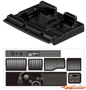 CrossRC EMOX6/XL3 : black simulated interior CRO97401586