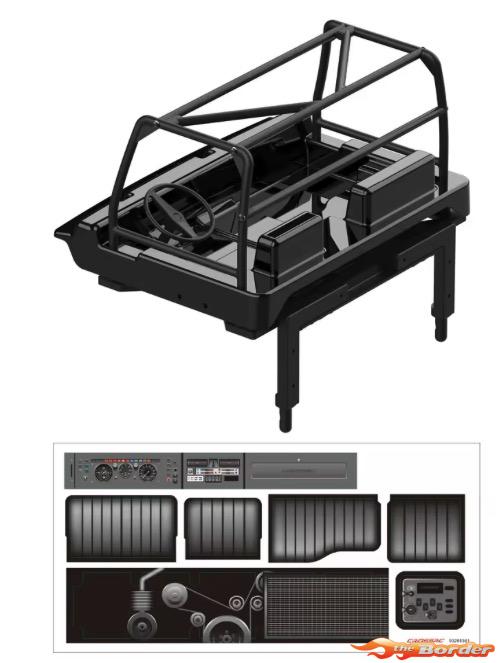 CrossRC EMOX6/XL3 : complete interior kit CRO97401588