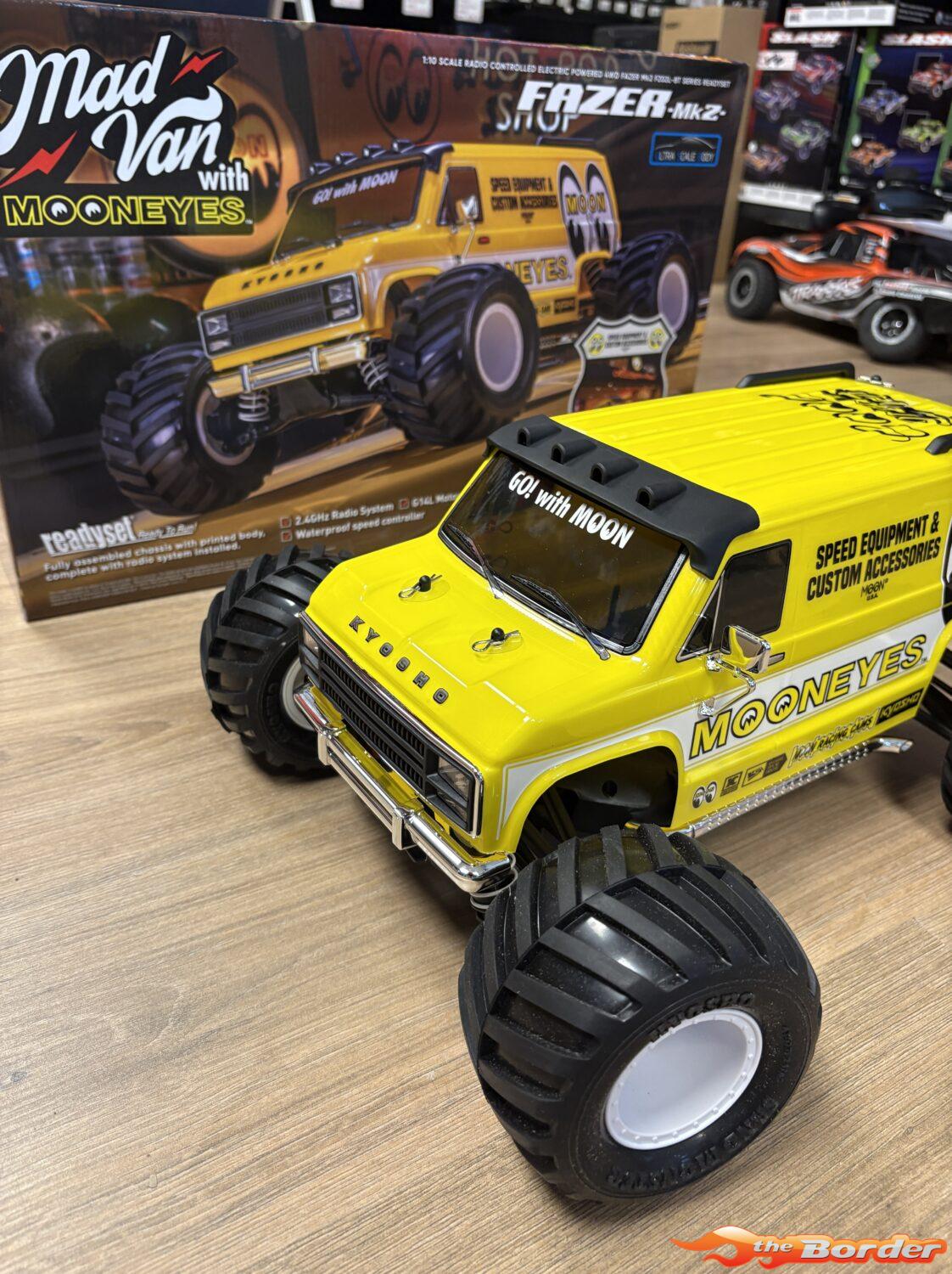 Kyosho MadVan 4WD Fazer FZ02-L 1/10 Readyset MoonEyes 34413T1B - Afbeelding 20