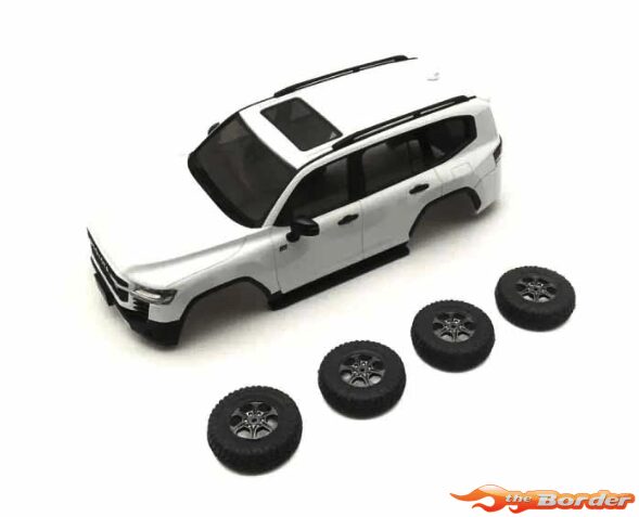 Kyosho Toyota Land Cruiser 300 GR Sport White Mini-Z 4x4 MXBT13PW