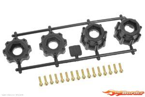 LouiseRC 1/8 MT Removable Hex 17mm + Screws LR-TS-REM-HEX-8th-MT
