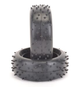 Schumacher 1/10 Mini Spike Tyre 2" Front 11x12 (2) Yellow U6850