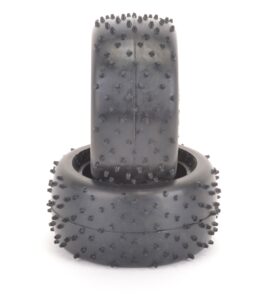 Schumacher 1/10 Mini Spike Tyre 2" Rear 15x12 (2) Yellow U6849