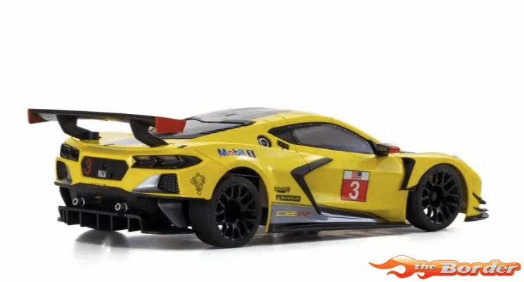 Kyosho Mini-Z MR04 RWD Chevrolet Corvette C8-R Yellow 32356Y - Afbeelding 3