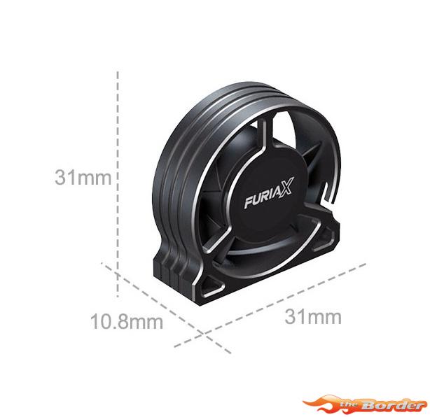 SkyRC FuriaX Aluminium Vertical Fan Kit Black 400038-B1