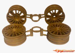 Tamiya Wheels 4pcs. Gold Subaru - Impreza Monte Carlo 1999 0995125-04