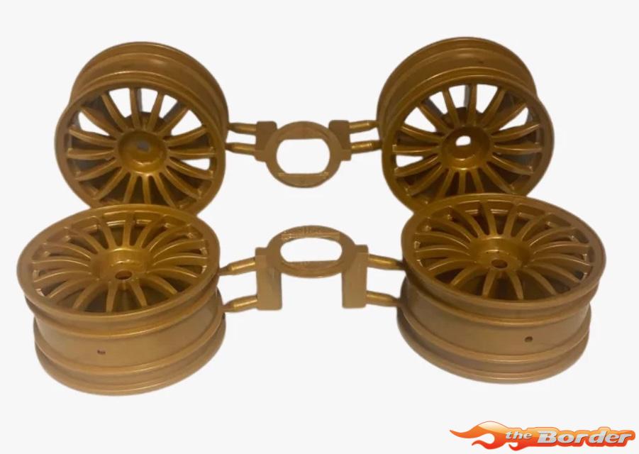Tamiya Wheels 4pcs. Gold Subaru - Impreza Monte Carlo 1999 0995125-04