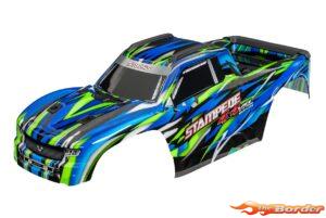 Traxxas Body Stampede 4x4 Green/Blue 9014-GRN
