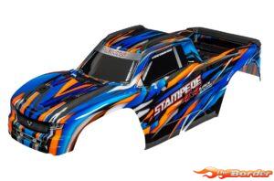 Traxxas Body Stampede 4x4 Orange/Blue 9014-ORNG