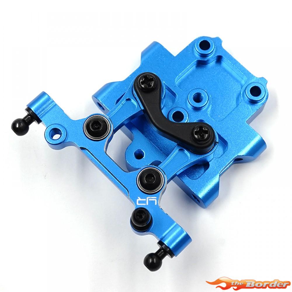 Yeah Racing Aluminium Bearing Steering Set for Tamiya DT-04 TADT-004BU - Afbeelding 3