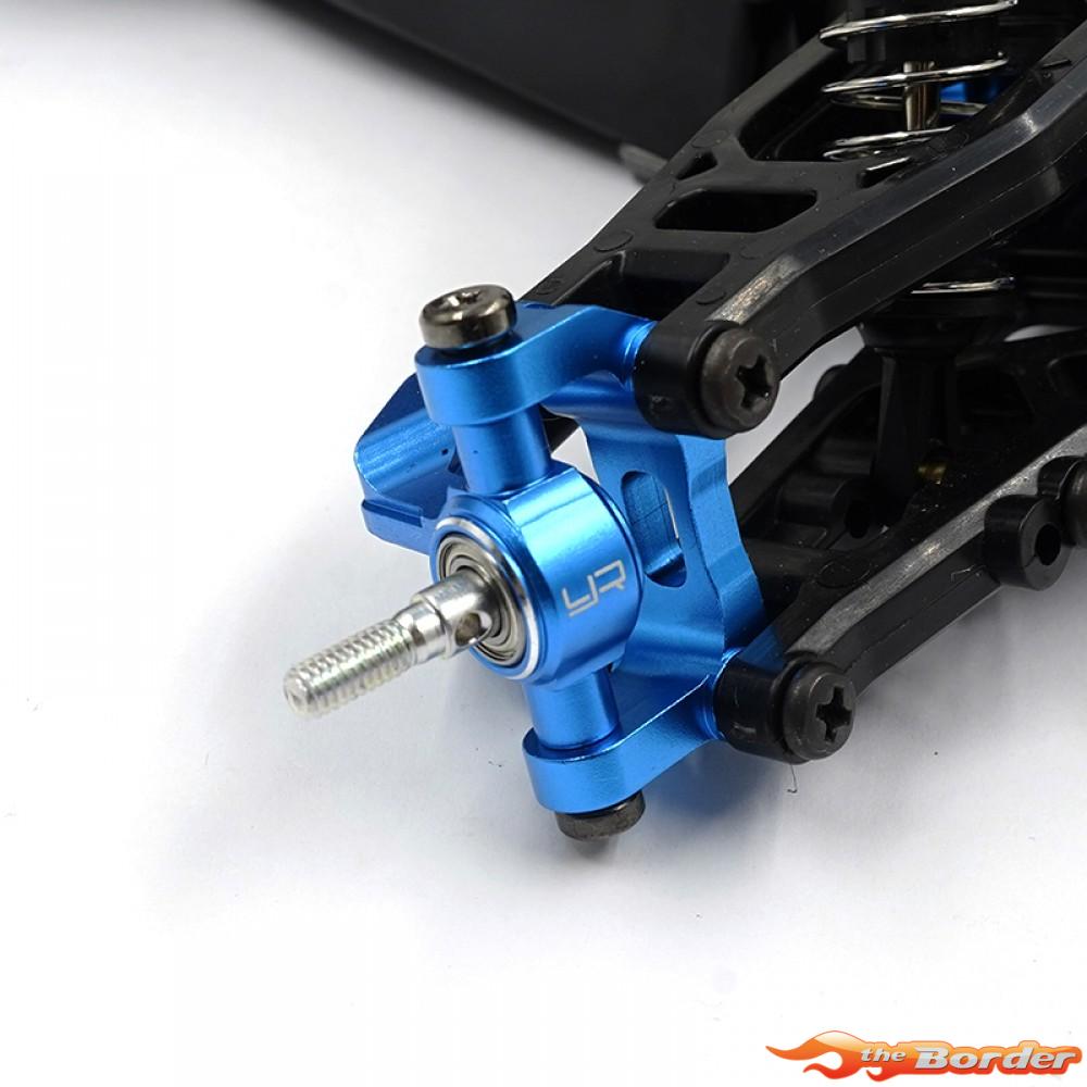 Yeah Racing Aluminium Front C-Hub Set for Tamiya DT-04 TADT-007BU - Afbeelding 2