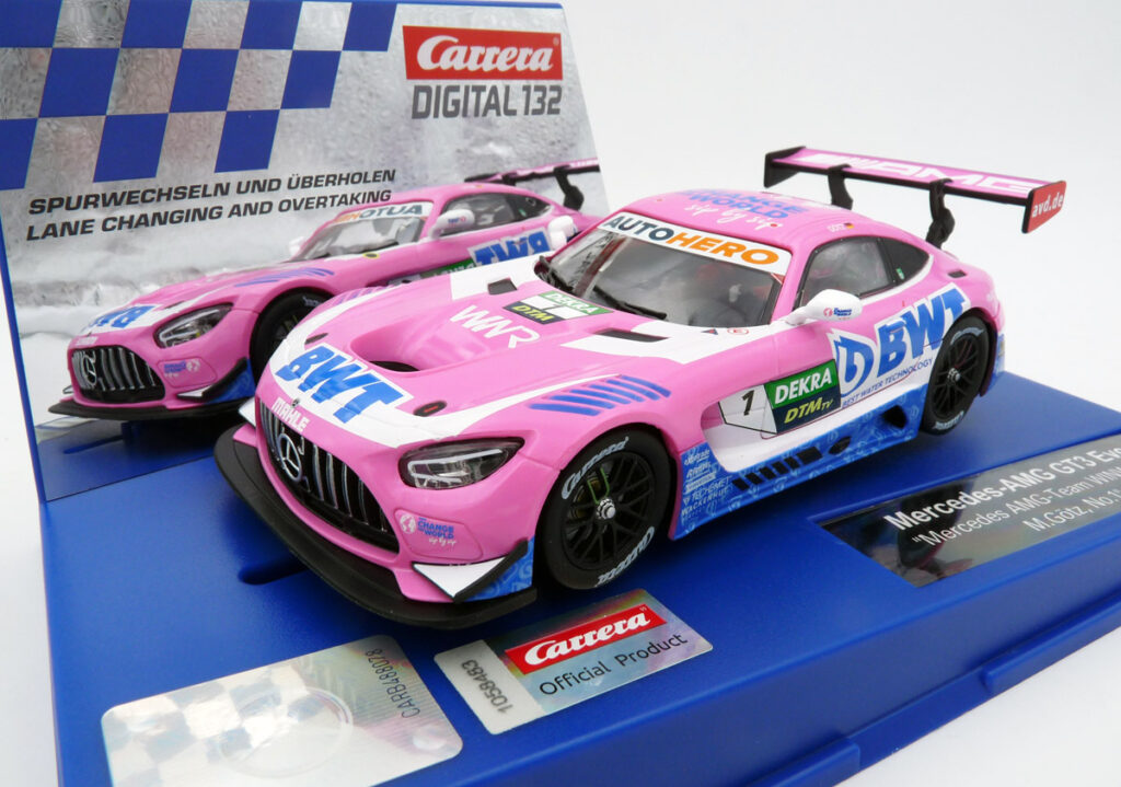 Carrera Digital 132, Mercedes-AMG GT3, Nr.4, DTM 2023, 32014 - - Fachgeschäft für Autorennbahnen + Zubehör