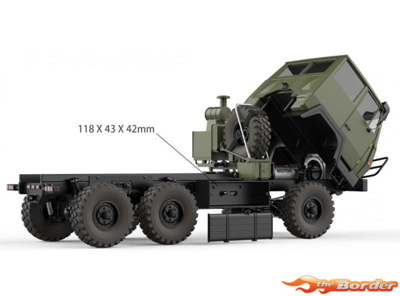 CrossRC SC6 6x6 1/12 Truck RTR Kit 90100249 - Afbeelding 4