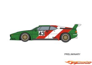 Carrera Digital 124 BMW M1 Procar France Dieter Quester No.43 24022