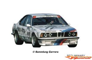 Carrera Digital 132 BMW 635 CSI Schnitzer Genuine BMW Parts No.11 32109