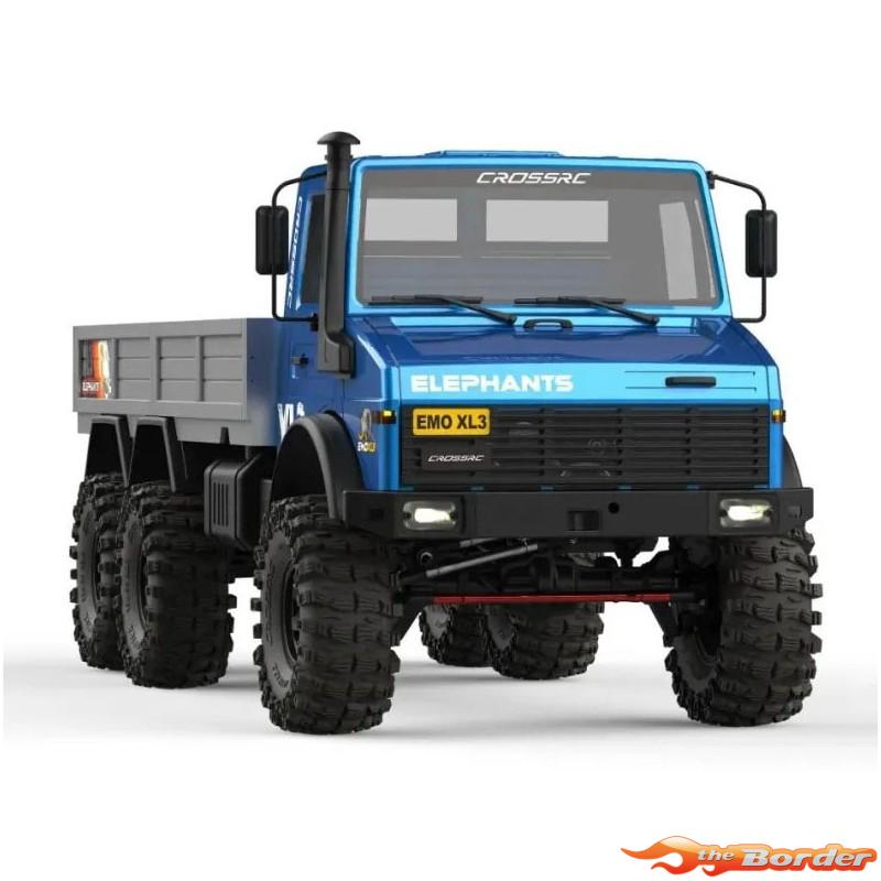 CrossRC Emo XL3 1/8 RTR 775 Brushless Crawling Kit (Blue) 90100252 - Afbeelding 3