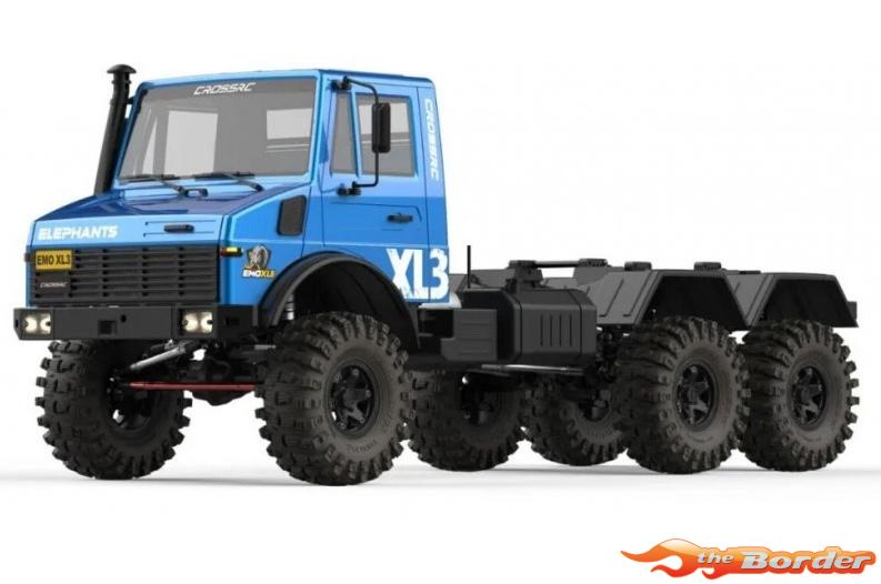 CrossRC Emo XL3 1/8 RTR 775 Brushless Crawling Kit (Blue) 90100252 - Afbeelding 5