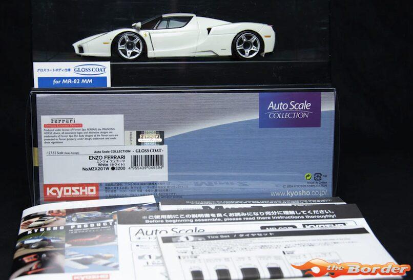 Kyosho Mini-Z Body Enzo Ferrari White MZX201W - Afbeelding 4