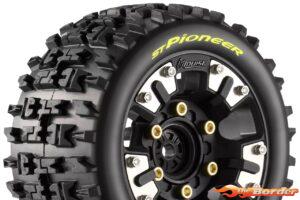 LouiseRC ST-Pioneer Tire set for Mini Maxx / Mini XRT (12mm Hex 0" & 1/2" Offset) (2) LR-T3389SM