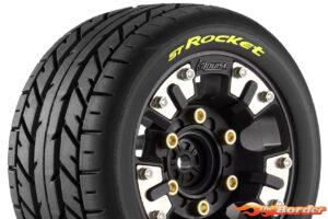 LouiseRC ST-Rocket Tire set for Mini Maxx / Mini XRT (12mm Hex 0" & 1/2" Offset) (2) LR-T3387SM