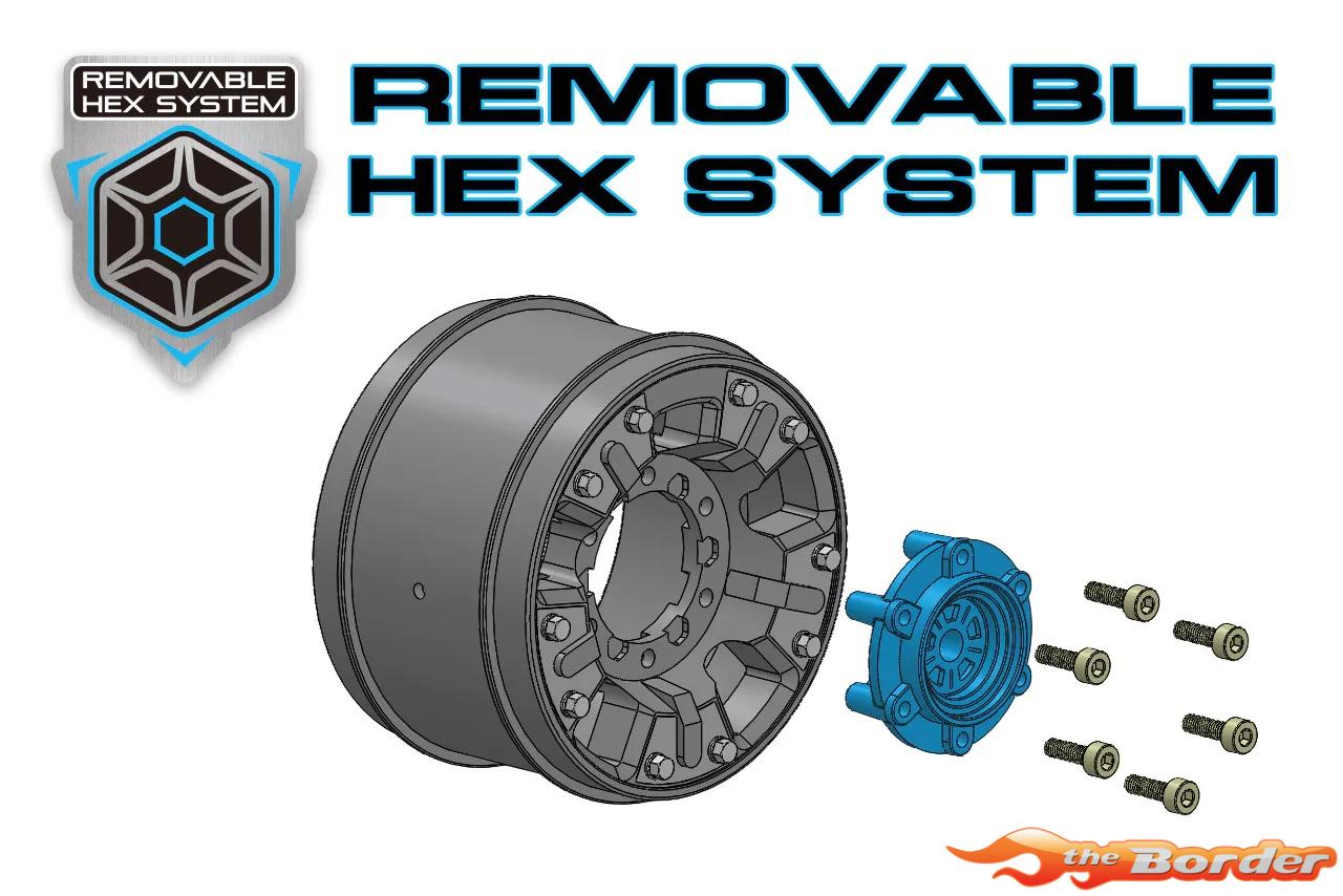 LouiseRC ST-Uphill Tire set for Mini Maxx / Mini XRT (12mm Hex 0" & 1/2" Offset) (2) LR-T3388SM - Afbeelding 5
