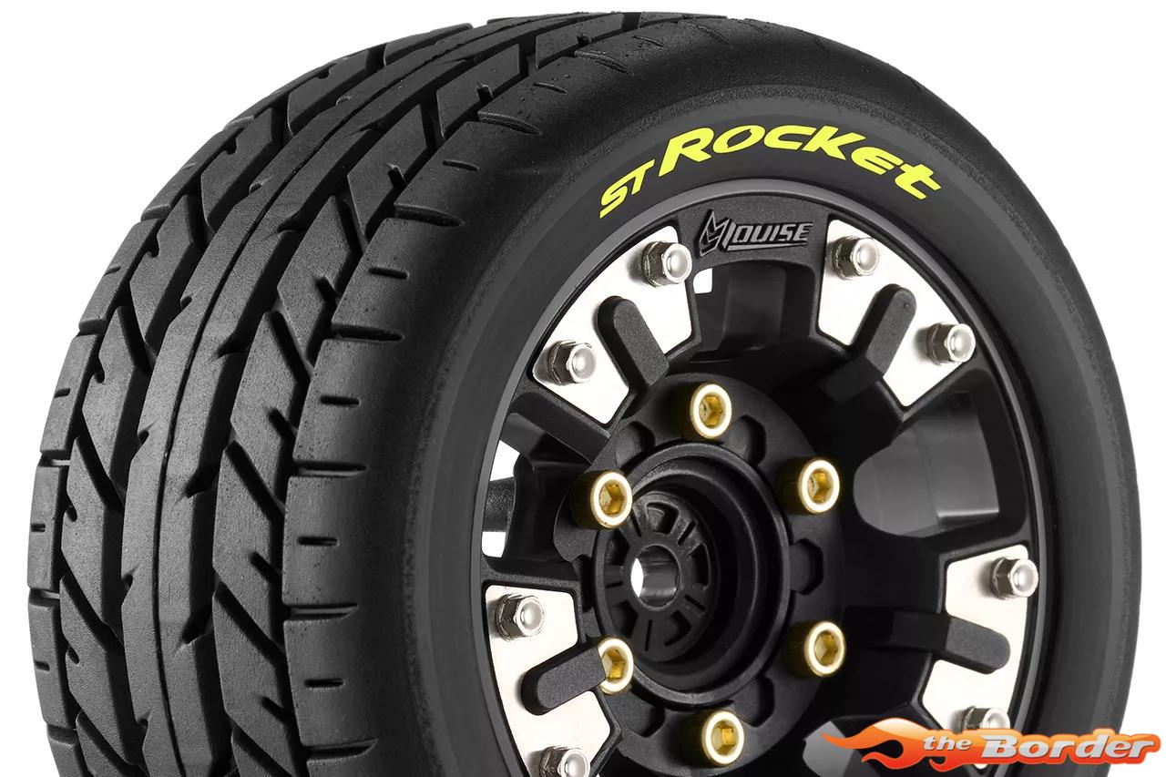 LouiseRC ST-Rocket Tire set for Mini Maxx / Mini XRT (12mm Hex 0" & 1/2" Offset) (2) LR-T3387SM