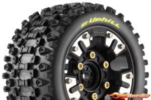 LouiseRC ST-Uphill Tire set for Mini Maxx / Mini XRT (12mm Hex 0" & 1/2" Offset) (2) LR-T3388SM