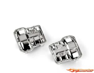 Traxxas Differential Cover front or rear (chrome) (2) (for TRX-4M) 9738-CHR