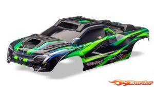 Traxxas Mini XRT Green Painted Body V2 10715-GRN