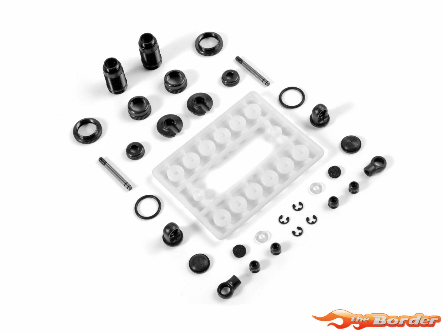 XRAY Alu Shock Absorber 20.8mm Set - Black (2) 338002-K