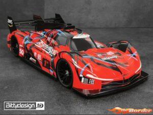 Bittydesign 499T Clear HyperCar Body 1/10 TT-02 BD-LMH-190499T